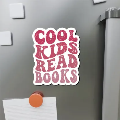 Pagewing Cool Kids Read Books Fridge Magnet