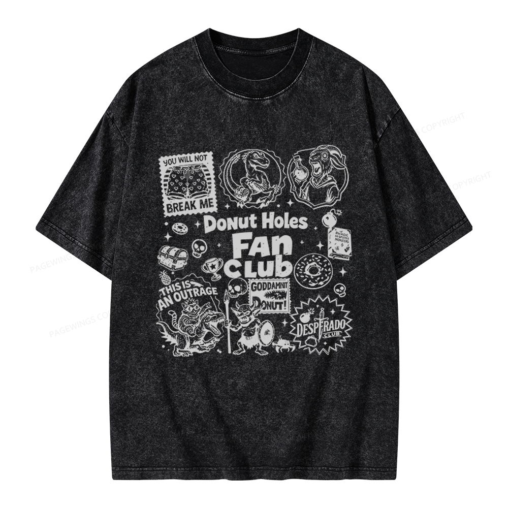 Pagewings Sci-Fi Novel Lover Unisex Washed T-shirt