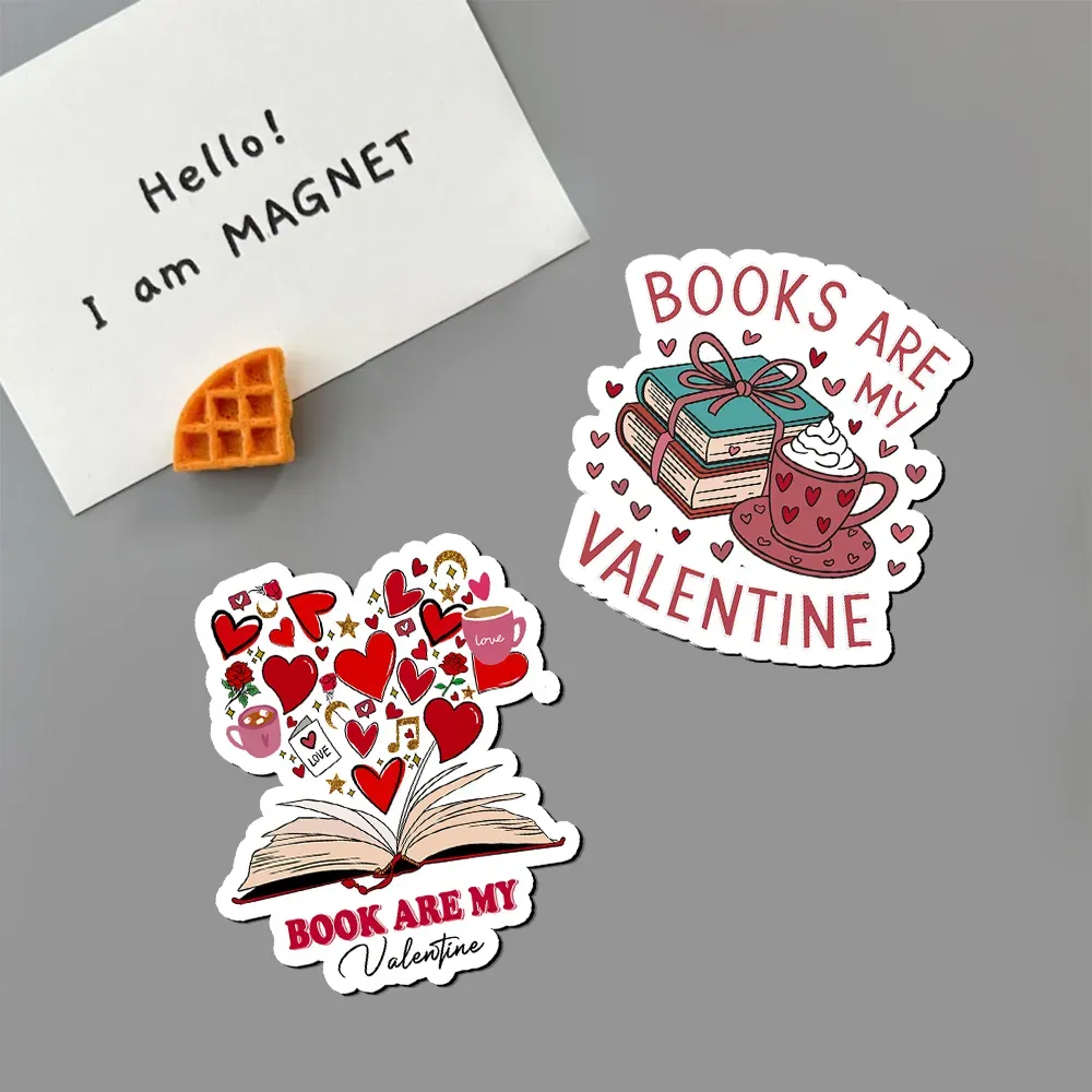 Pagewings Books Are My Valentine Fridge Magnet