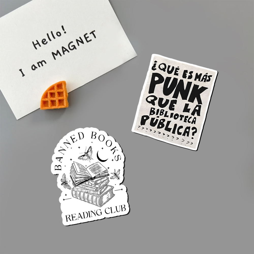 Pagewings What's More Punk Than The Public Library Fridge Magnet