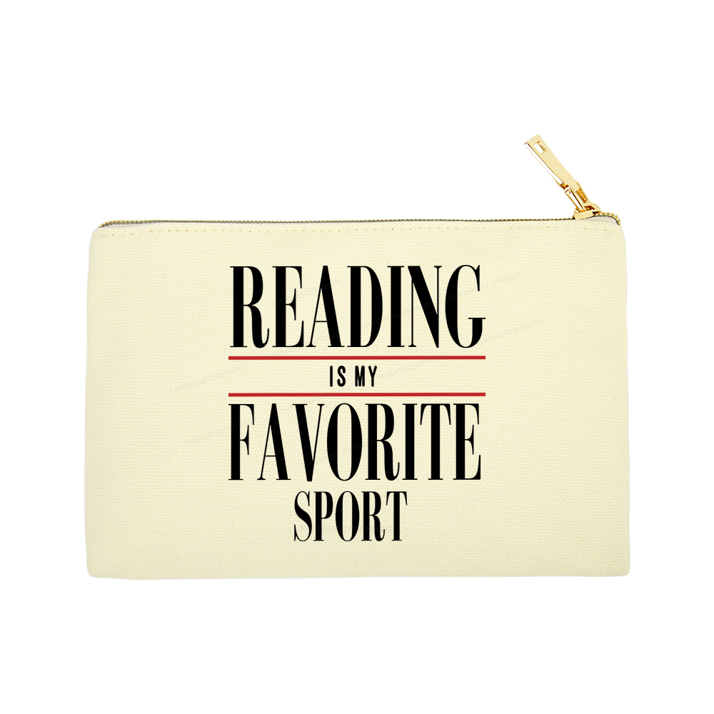 Pagewings Reading Is My Favorite Sport Pouch