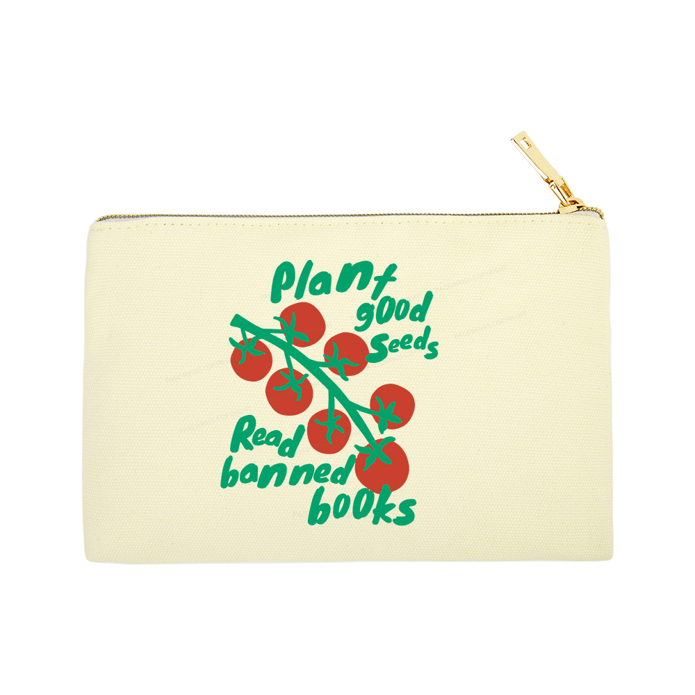 Pagewings Plant Good Seeds Read Banned Books Pouch