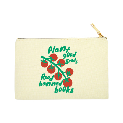 Pagewings Plant Good Seeds Read Banned Books Pouch