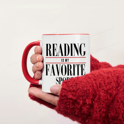 Pagewings Reading Is My Favorite Sport Mug