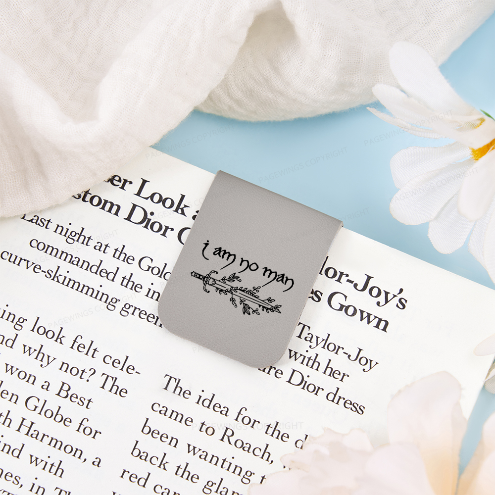 Pagewings I Am No Man Magnetic Bookmark