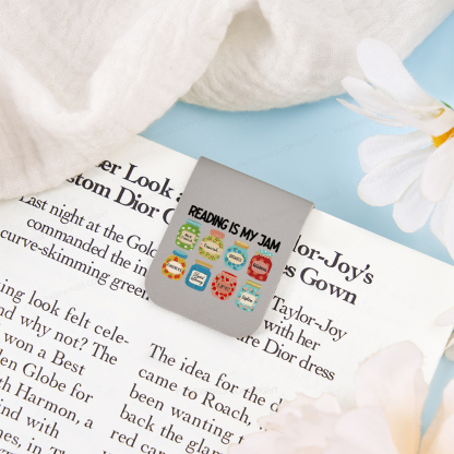 Pagewings Reading is My Jam Bookworm Magnetic Bookmark