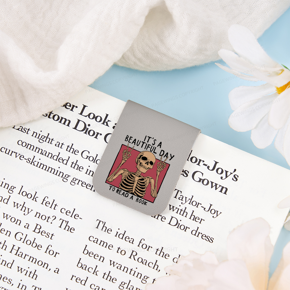 Pagewings It's A Beautiful Day To Read A Book Magnetic Bookmark