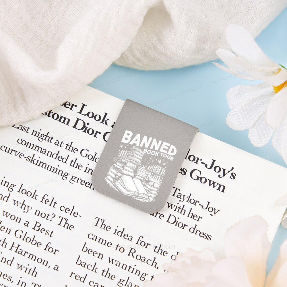 Pagewings Banned Books Tour Magnetic Bookmark