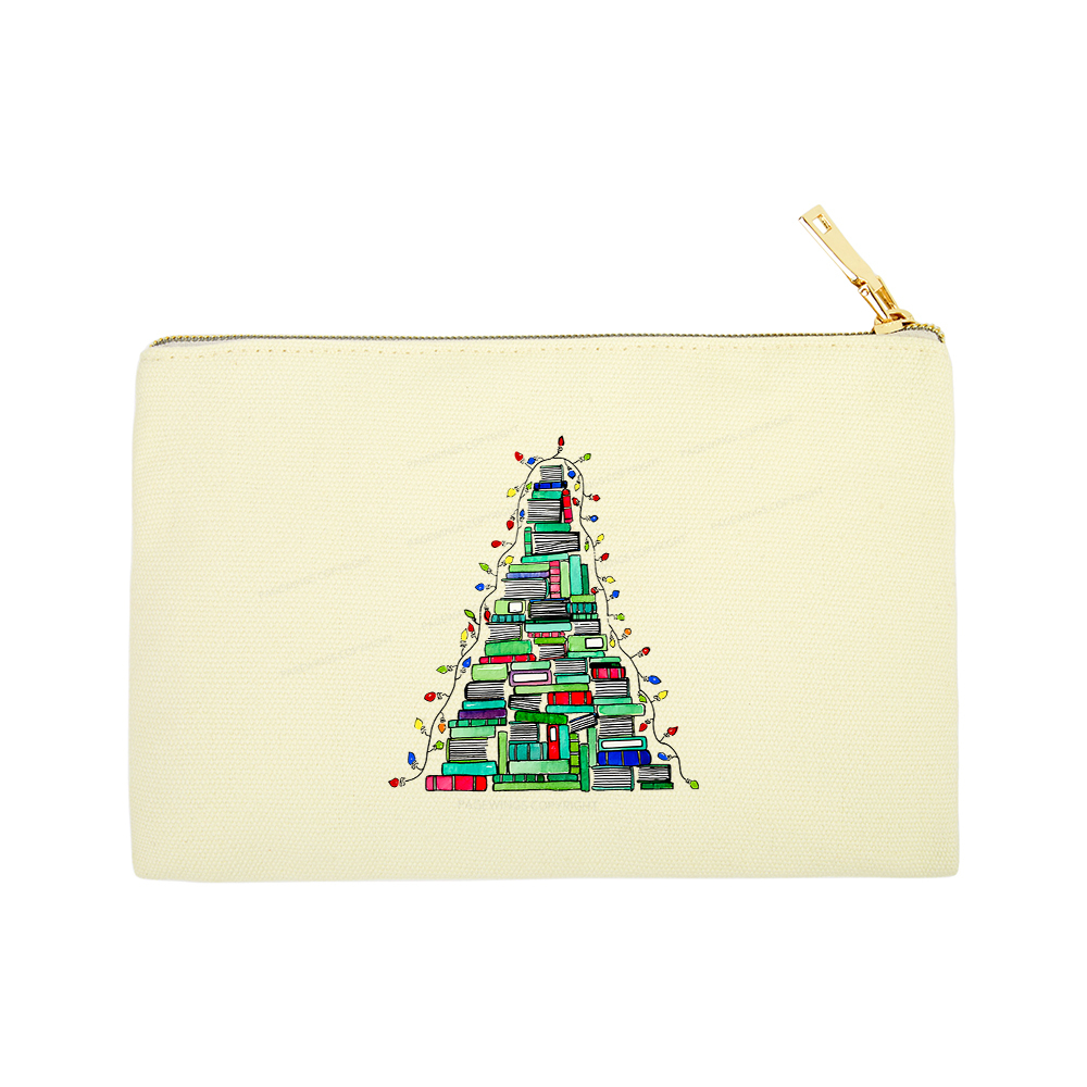 Pagewings Christmas Book Tree Pouch
