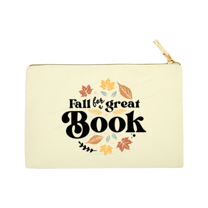 Pagewings Thanksgiving Fall For A Great Book Pouch