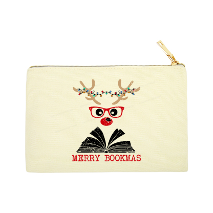 Pagewings Christmas Reindeer Reading Pouch