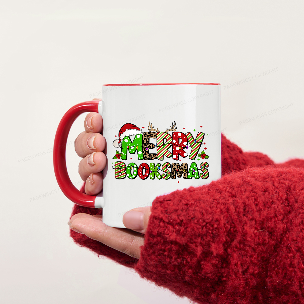 Pagewings Merry Booksmas Mug