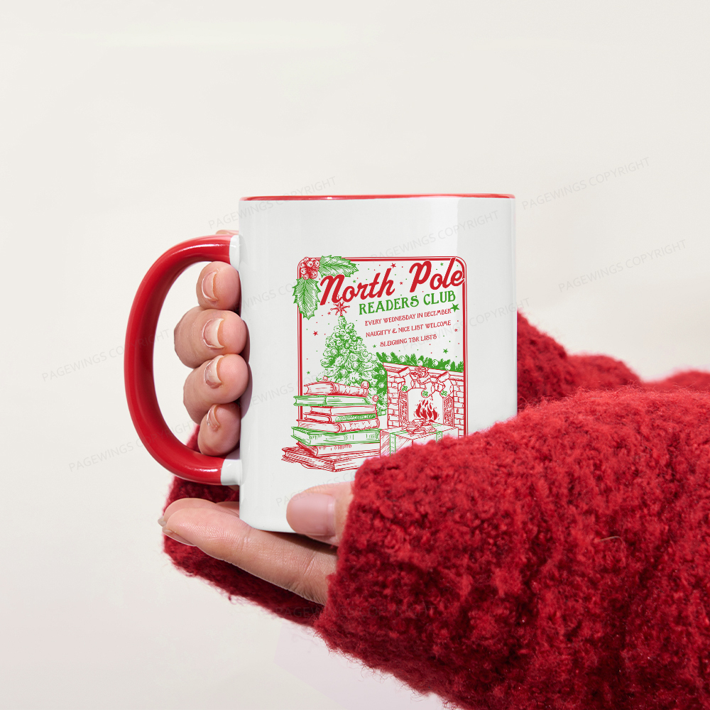 Pagewings Bookish Christmas Mug