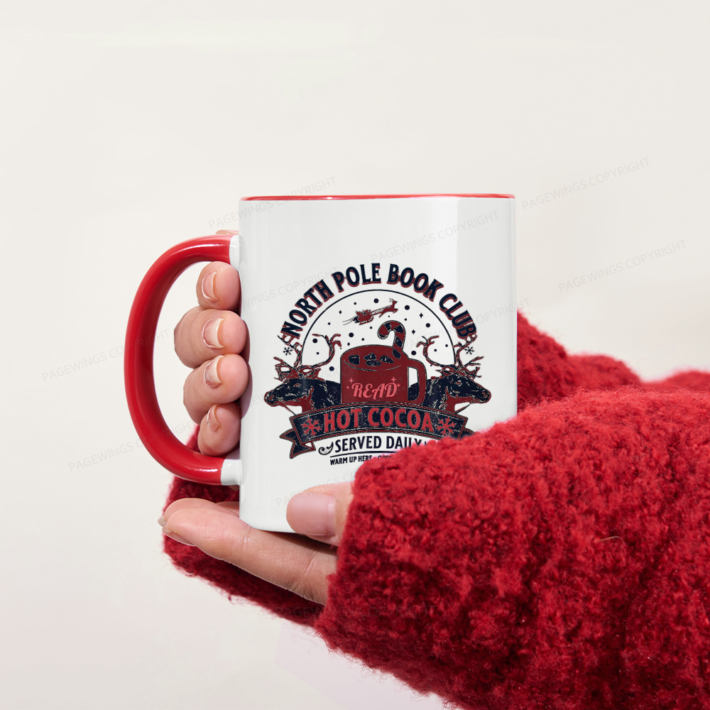 Pagewings North Pole Book Club Mug