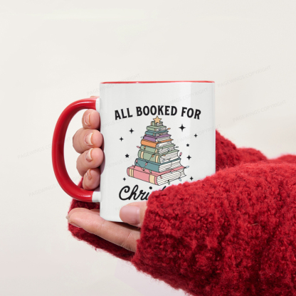 Pagewings All Booked For Christmas Mug