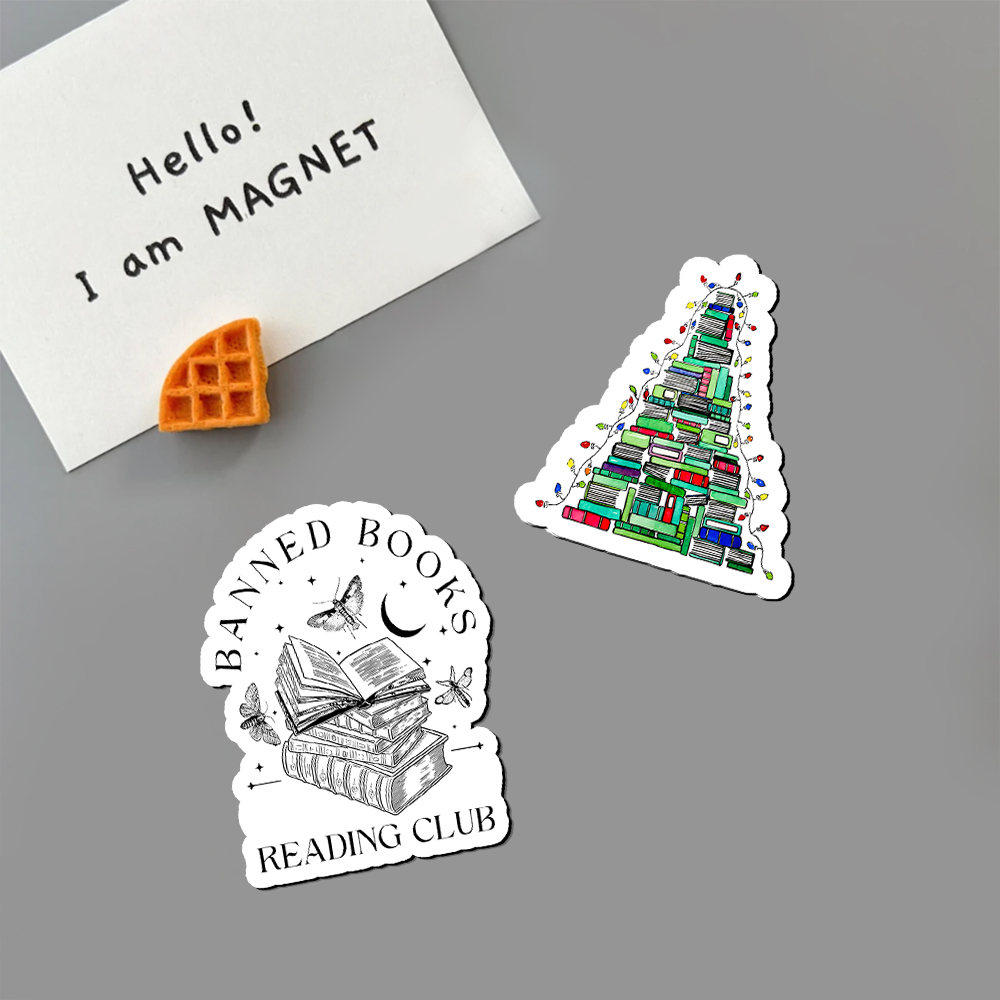 Pagewings Christmas Book Tree Fridge Magnet