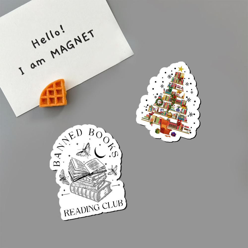 Pagewings Christmas Tree Made Of Book Fridge Magnet