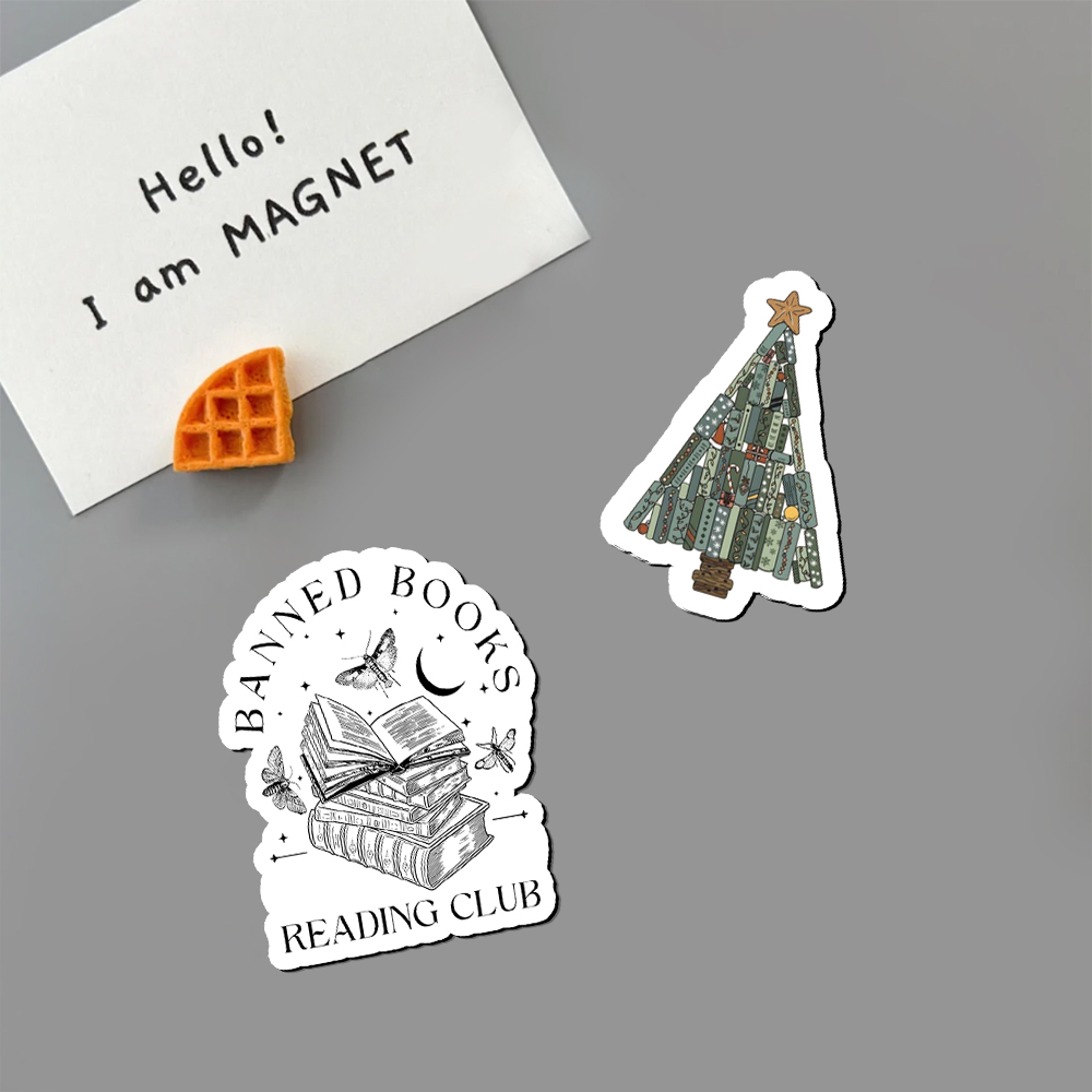 Pagewings Christmas Book Tree Fridge Magnet