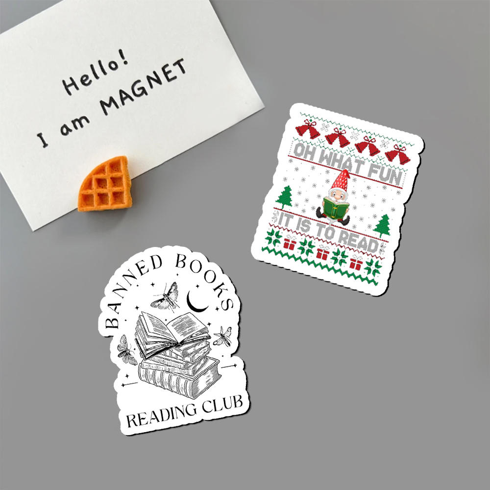 Pagewings Oh What Fun It Is To Read Fridge Magnet