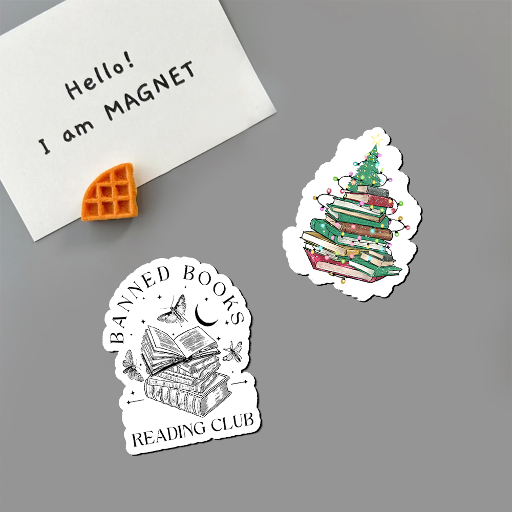 Pagewings Christmas Book Tree Fridge Magnet