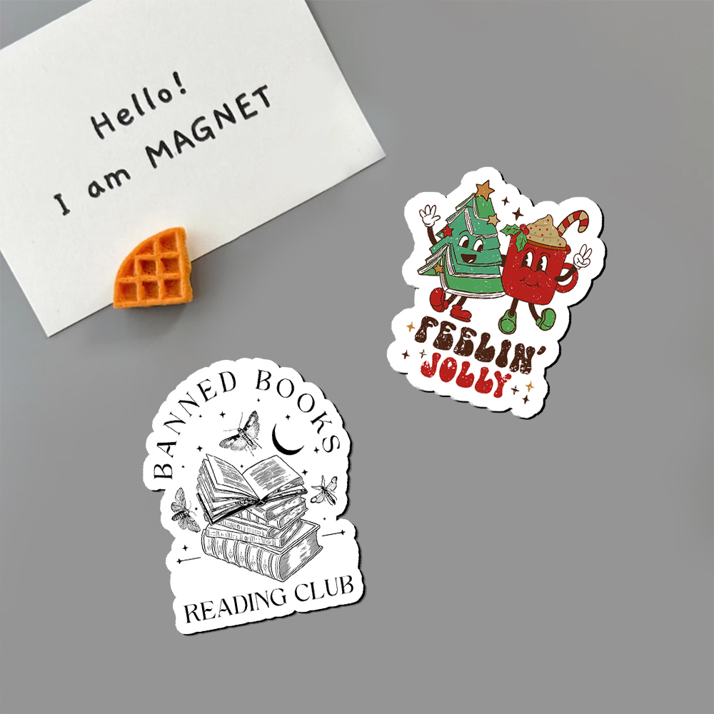 Pagewings Feeling Jolly Fridge Magnet