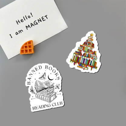 Pagewings Christmas Books Tree Fridge Magnet