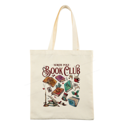 Pagewings SJM Book Club Christmas Tote Bag