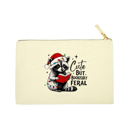 Pagewings Cute But Feral Pouch