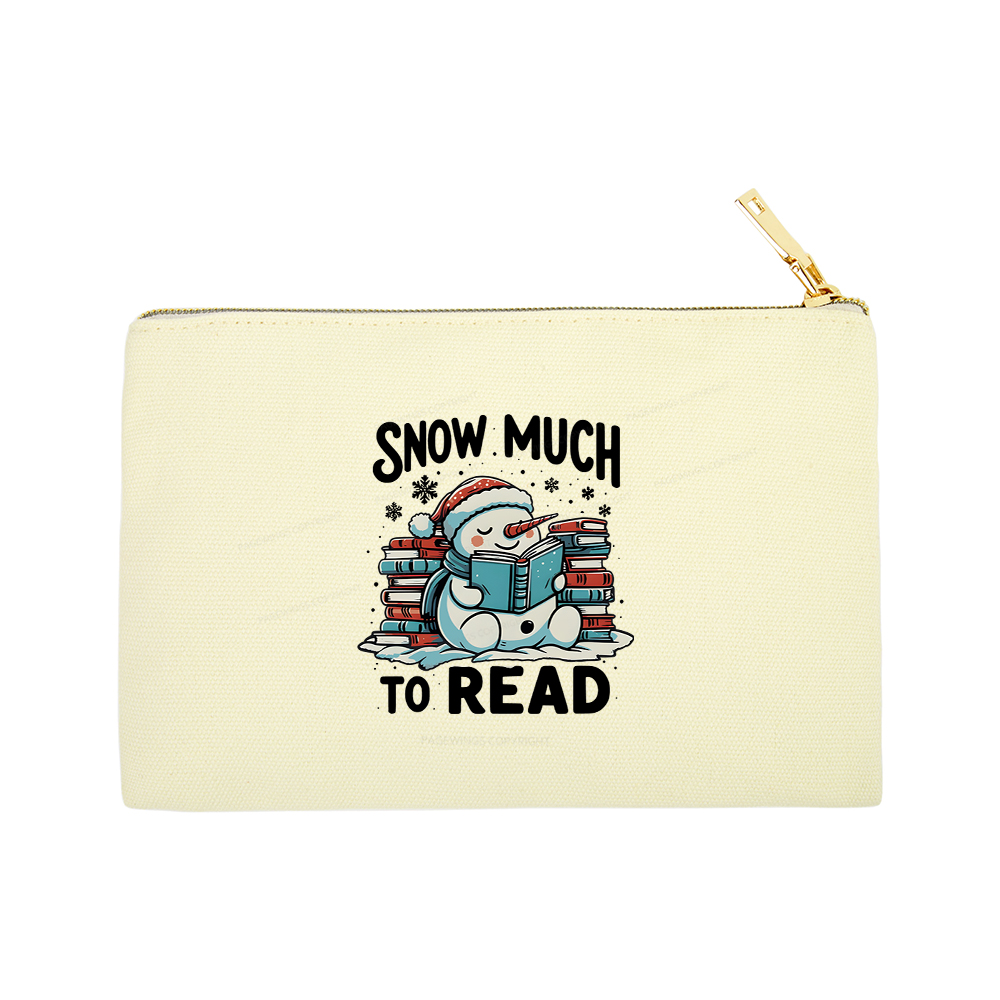 Pagewings Snow Much To Read Pouch