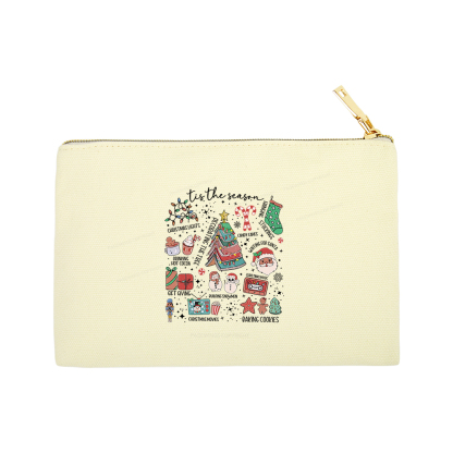 Pagewings Book Lover Retro Christmas Pouch