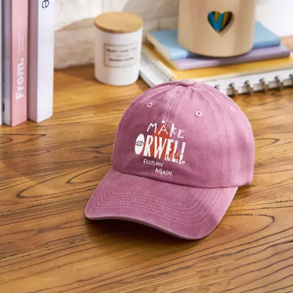Pagewings Make Orwell Fiction Again Washed Cap