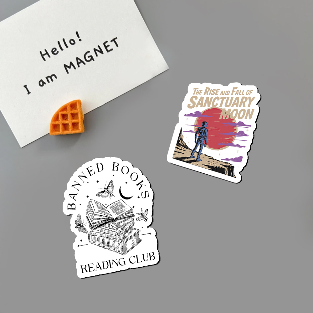 Pagewings The Rise And Fall Of Sanctuary Moon Fridge Magnet