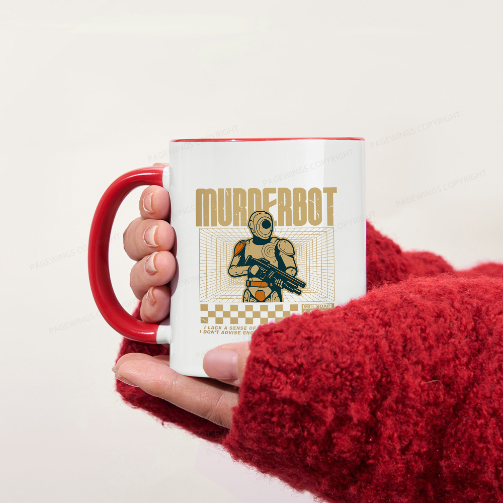 Pagewings Murderbot Mug
