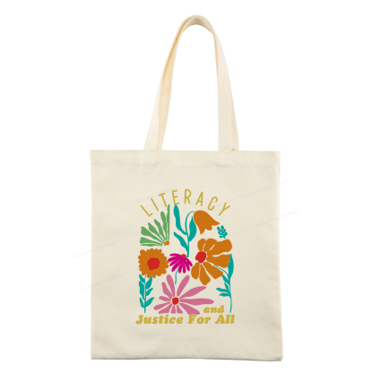 Pagewings Literacy And Justice Tote Bag