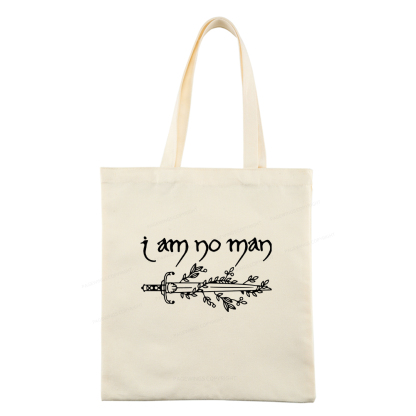 Pagewings I Am No Man Tote Bag