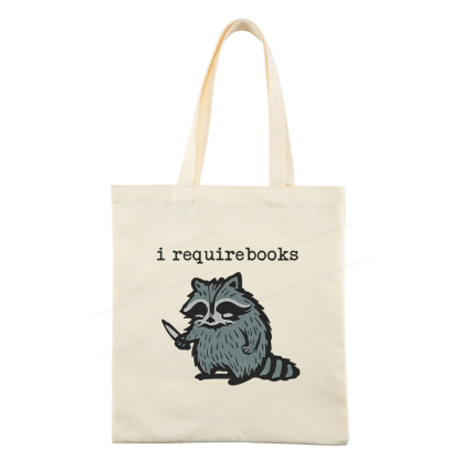 Pagewings I Require Books Tote Bag