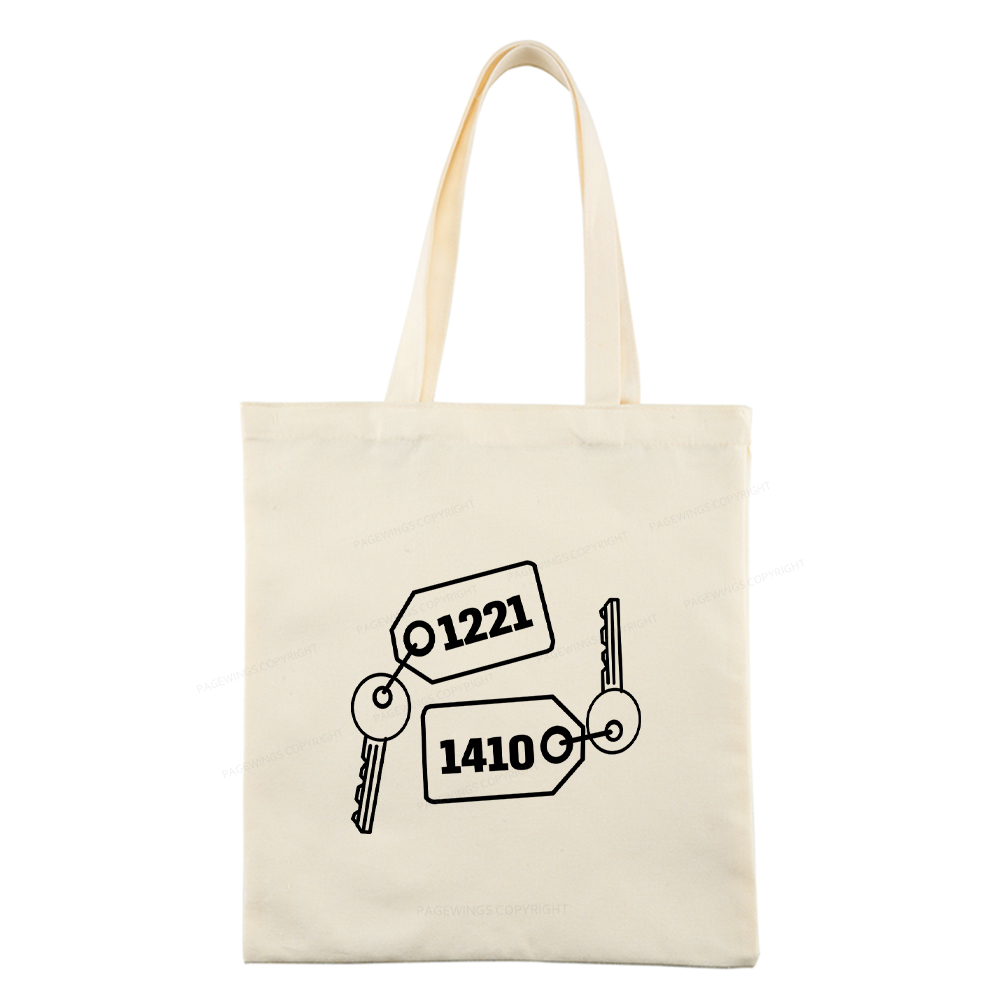 Pagewings Room Numbers Tote Bag