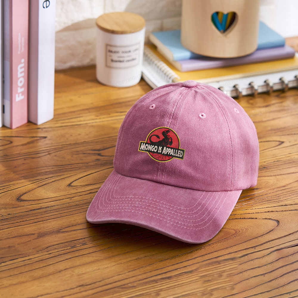 Pagewings Mongo Is Appalled Washed Cap