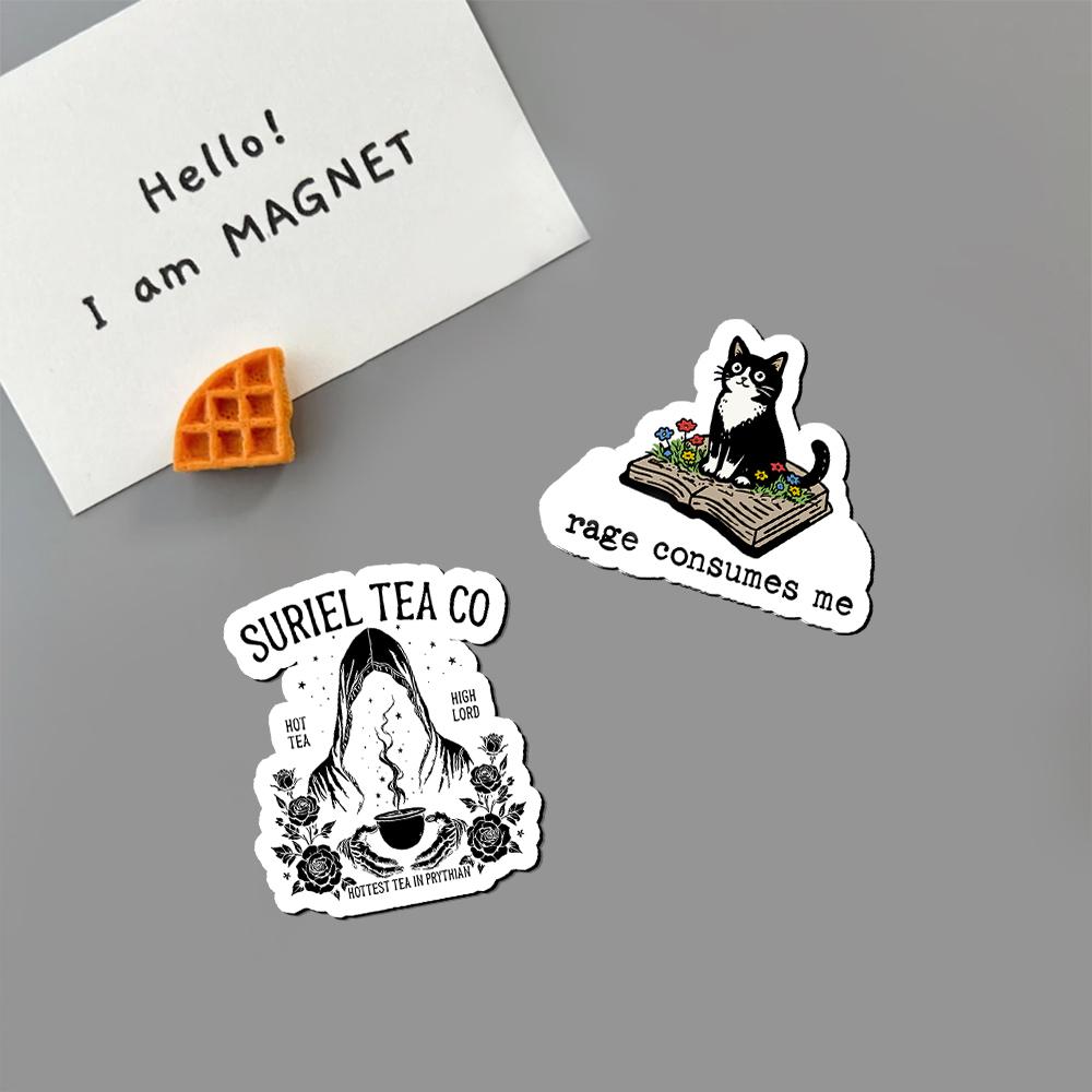 Pagewings Rage Consumes Me Fridge Magnet