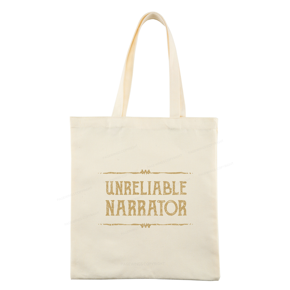 Pagewings Unreliable Narrator Tote Bag