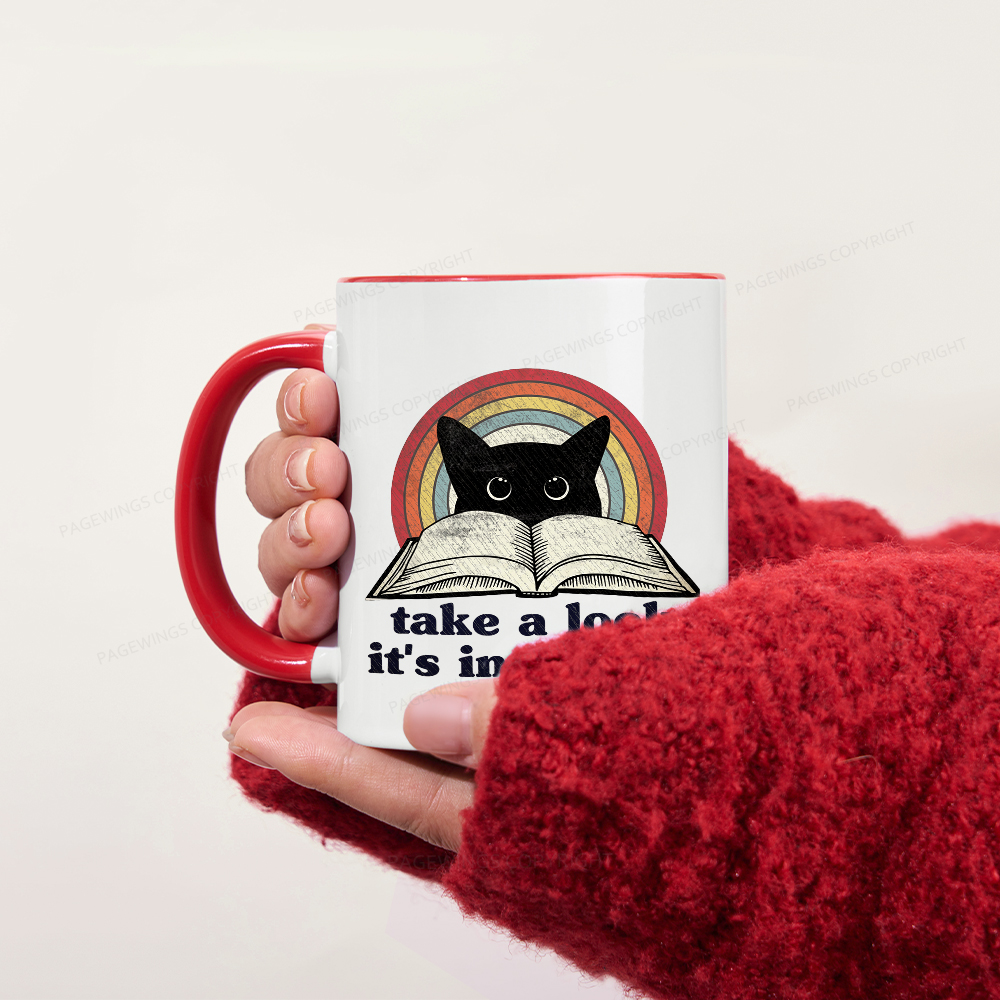 Pagewings Take A Look Its In A Book Mug
