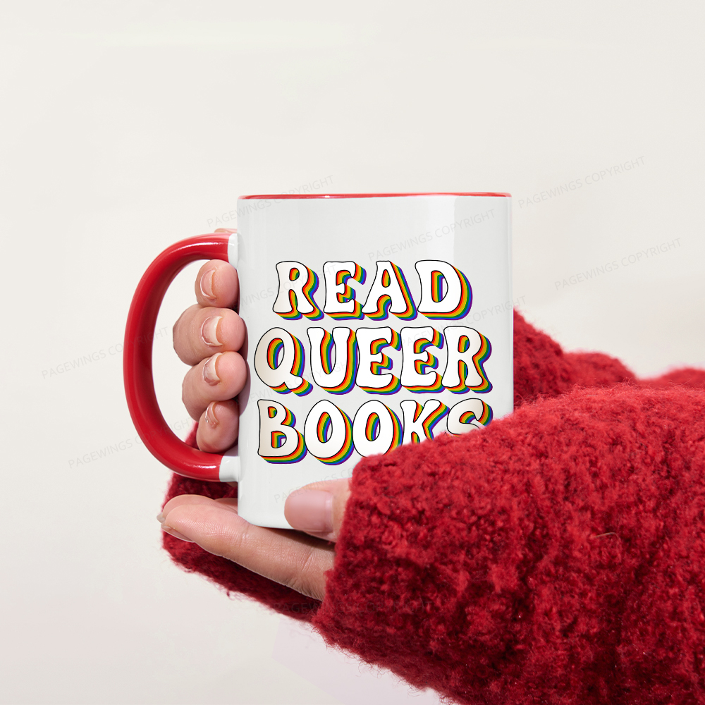 Pagewings Read Queer Booksk Mug