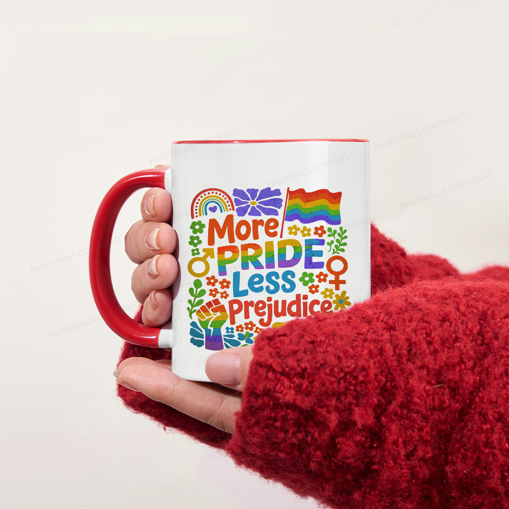 Pagewings More Pride Less Prejudice Mug