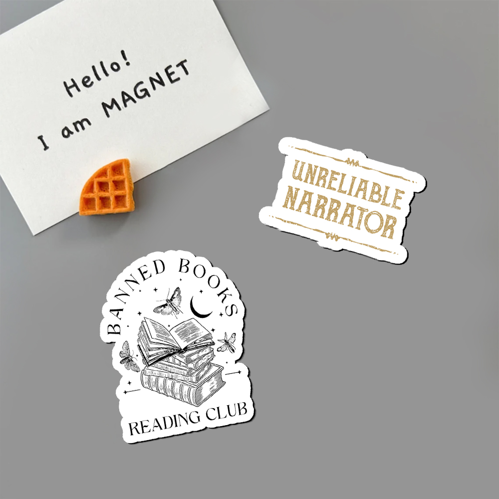 Pagewings Unreliable Narrator Fridge Magnet