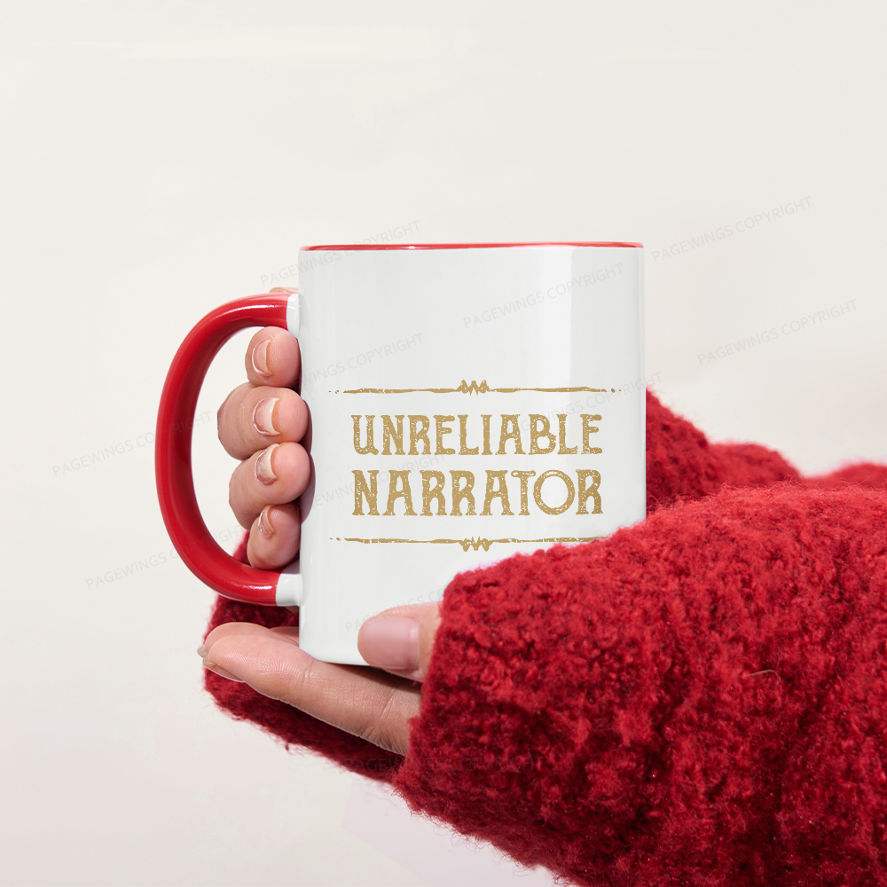 Pagewings Unreliable Narrator Mug