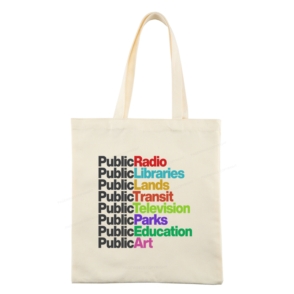 Pagewings Public Libraries Tote Bag