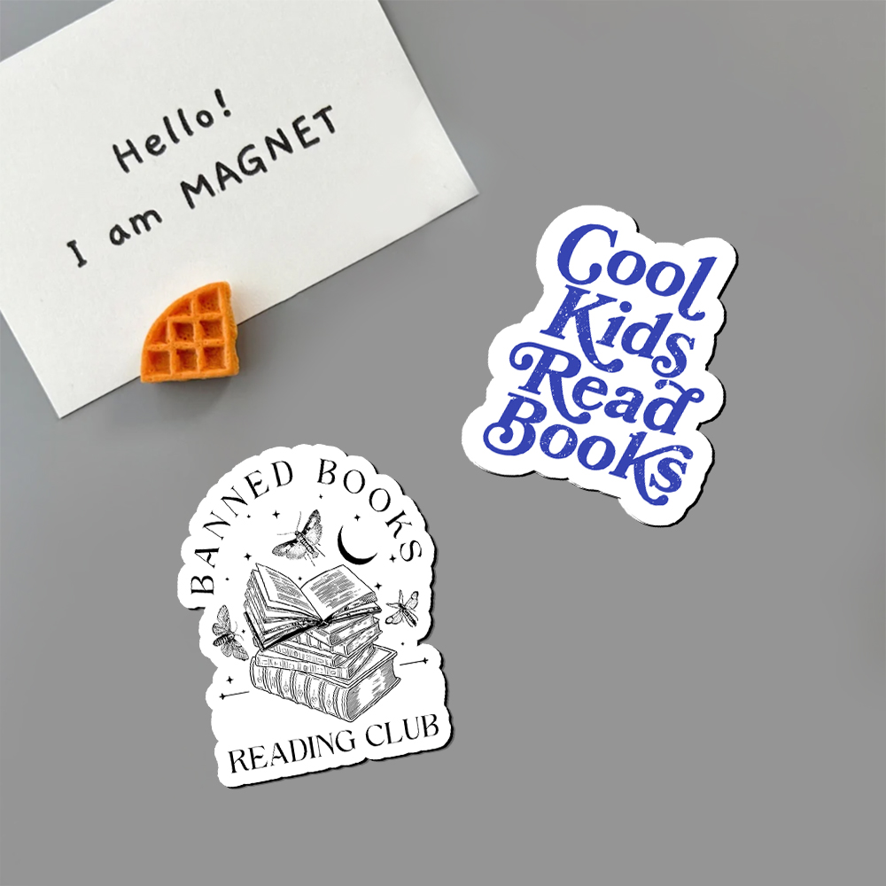 Pagewings Cool Kids Read Books Fridge Magnet