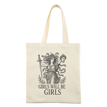 Pagewings Girls Will Be Girls Tote Bag