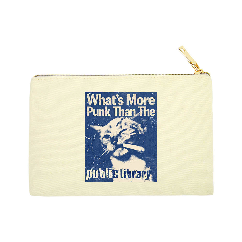 Pagewings What's More Punk Than The Public Library Pouch
