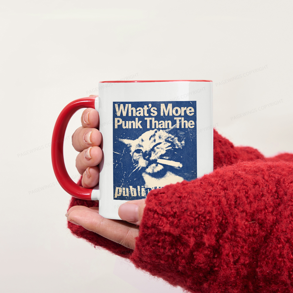 Pagewings What's More Punk Than The Public Library Mug